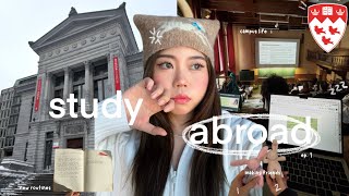 first week of my study abroad ☃️ mcgill university