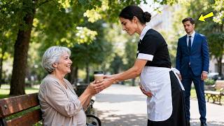 LA EMPLEADA EMBARAZADA LLEVABA CAFÉ TODOS LOS DÍAS A SEÑORA SIN SABER QUE UN MILLONARIO LA OBSERVABA