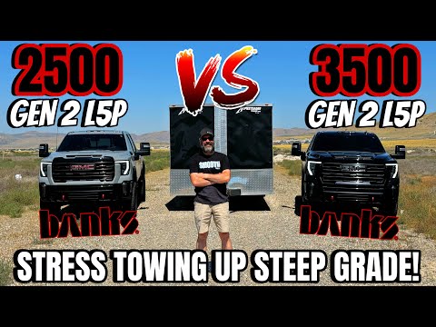 2024 GMC Sierra 2500 VS 3500 Towing Up 6% Grade: Will The Banks Inlet/Boost Tubes Make A Difference?