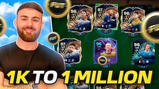 EASIEST way to go from 1k To 1 MILLION coins in EAFC 24! (How To Make 1 MILL EASY in FC 24) *GUIDE*
