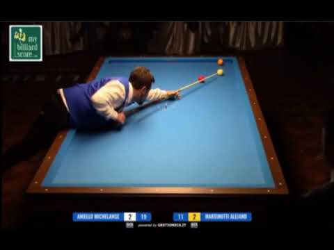 2/3 - ANIELLO vs MARTINOTTI   Finale 23°Campionato Mondiale Biliardo 2017