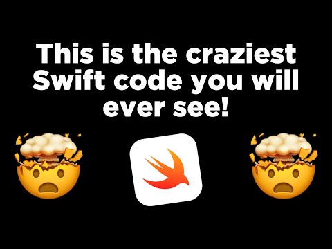 This is the CRAZIEST Swift code you'll ever see!! 🤯 thumbnail