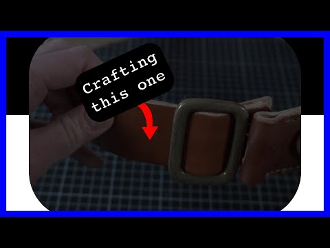 The german cavalry Belt of WW1 - Background and Crafting first time with leather
