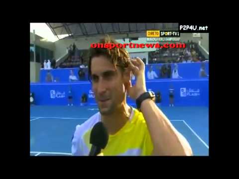 onsportnews.com - Novak Djokovic vs David Ferrer  Abu Dhabi 2012)