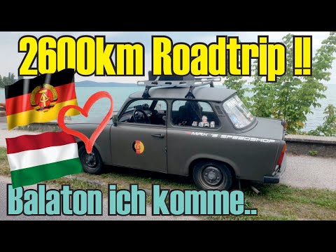 Roadtrip Ungarn 2019: Das Abenteuer beginnt | Mit dem Trabi durch die Nacht nach Tschechien #1