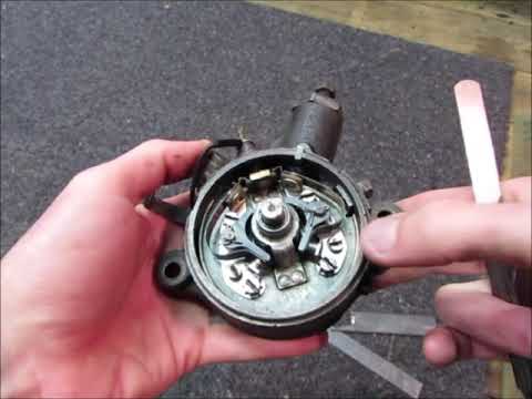 Flathead V8, setting the points without a fixture