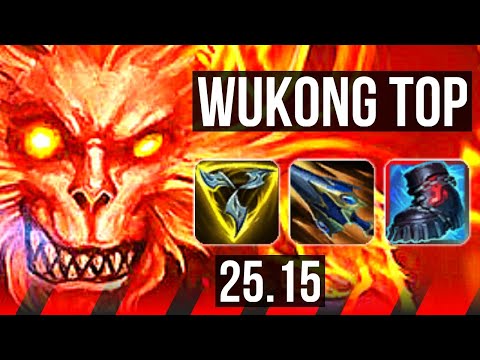 WUKONG vs MALPHITE (TOP) | 6 solo kills, Dominating | EUW Master | 25.15