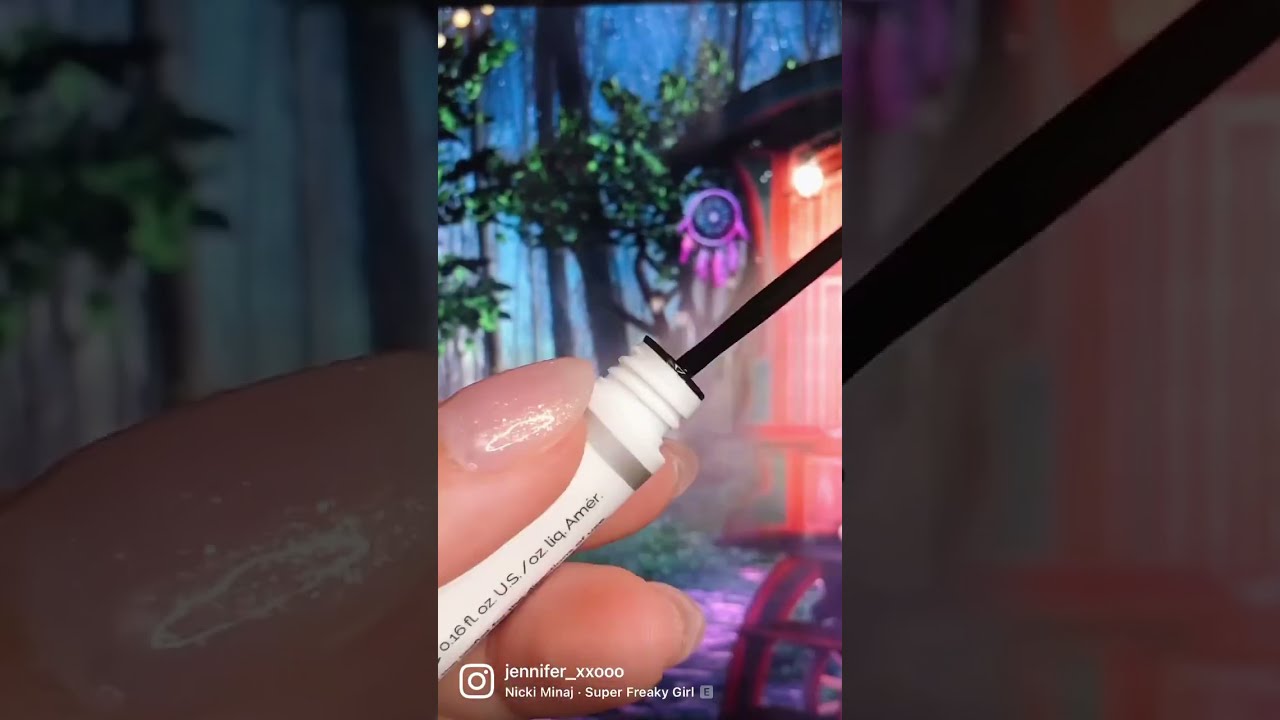 The Ordinary Lash and Brow serum RESULTS 😍 #shorts