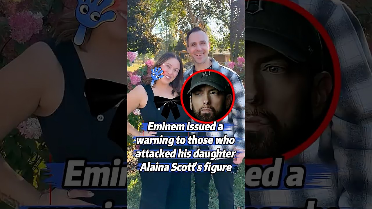 Eminem issued a warning to those who attacked his daughter Alaina Scott's figure.  #eminem #hailieja