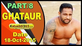 (1) Ghataur (Mohali) Kabaddi Tournament 18 Oct 2015
