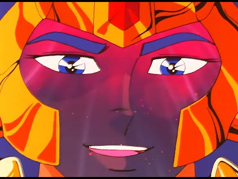 Mu de Aries aparece para salvar a Shiryu de Death Mask