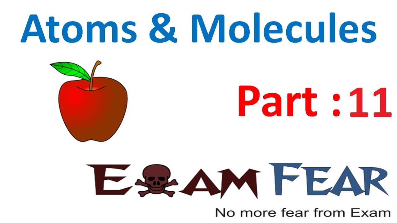 Chemistry Atoms & Molecules part 11 (Molecular Mass & formula Unit mass) CBSE class 9 IX