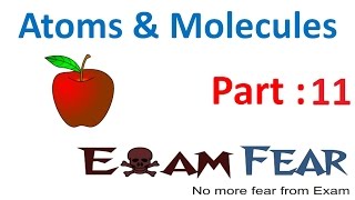 Chemistry Atoms & Molecules part 11 (Molecular Mass & formula Unit mass) CBSE class 9 IX