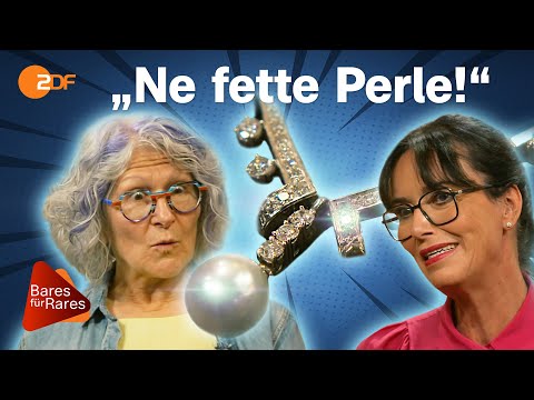 Video Thumbnail: Weißgold Wow! Für Diamantcollier mit Brosche türmen sich Make-over Visionen | Bares für Rares