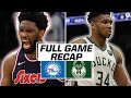 76ers at Bucks: Joel Embiid Drops Game-High 42 Points In Win Vs Milwaukee I CBS Sports HQ