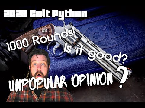 2020 Colt Python // 1000 Round Review // My most hated opinion ever! #python #colt #review #opinion