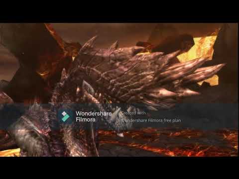 tri alatreon's theme but it's only the good part