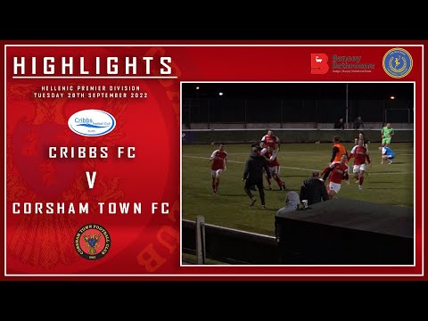Cribbs FC 1 V 1 Corsham Town FC - Hellenic Premier Match Highlights