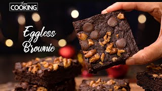 Eggless Brownie Recipe | Chocolate Brownie Recipe | Fudgy Brownies | Dessert Recipe | Brownie Recipe