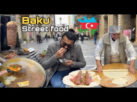 Street food of Baku, Azerbaijan | Kababs, Doner and Tantuni | Local food of Azerbaijan