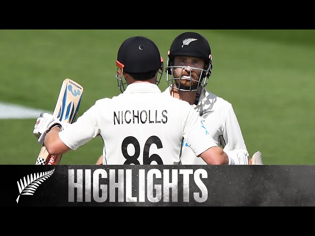 Williamson, Nicholls Double Hundreds | DAY 2 HIGHLIGHTS | BLACKCAPS v Sri Lanka | Basin Reserve