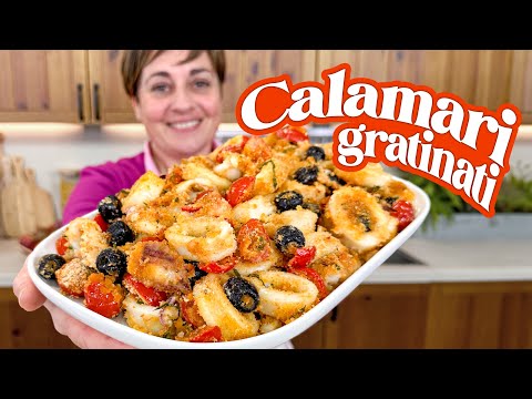 CALAMARI GRATINATI Ricetta Facile - Fatto in Casa da Benedetta