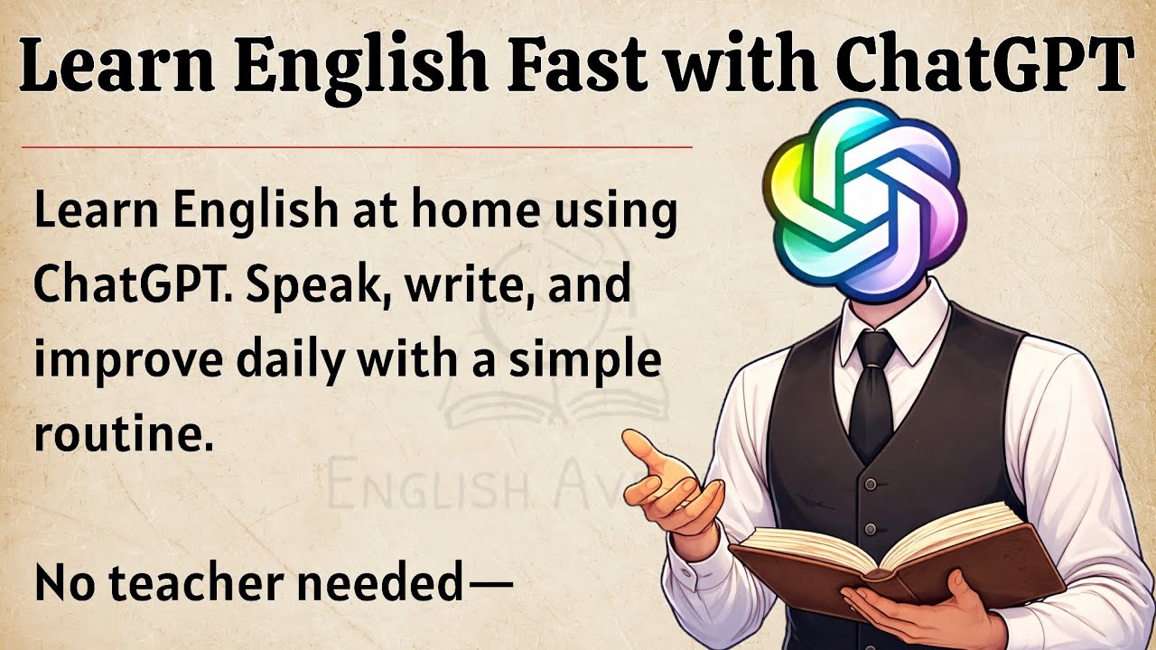 Use ChatGPT to Speak English Fluently | Daily Practice Method | Improve Your English Fluency ✅️ 