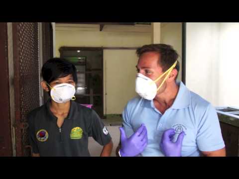 Nicholas Daines TV Presenter & Ambassador for Orangutan Appeal UK meets orphaned Orangutan Bidu Bidu