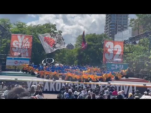 商学科 小樽商科大学"翔楽舞" 「轟」 第32回YOSAKOIソーラン祭り 大通公園西8丁目会場