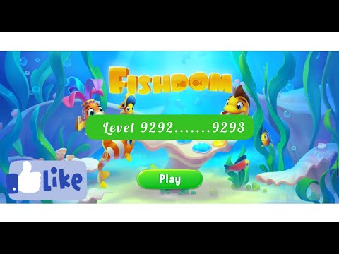 Fishdom game level 9292.....9293 #youtube #fishdom