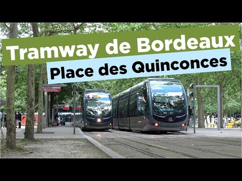 Tramway de Bordeaux - Place des Quinconces