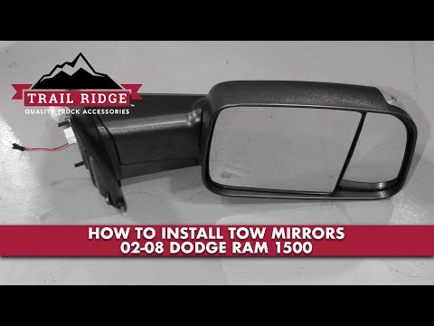 How to Install Tow Mirrors Dodge Ram 1500 2002-08