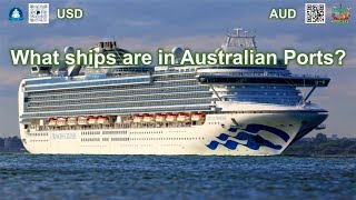 Oct 30 2024 What ships are in port? #DUCs #hh4c #cruising #australia