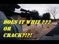 What does a bullet sound like when it passes? Whiz or crack?