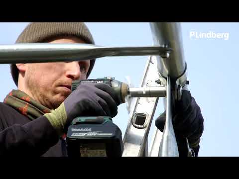 Rundbuehall 8 x 8 x 4 m - Robust leskur for dyr, maskiner og lagring