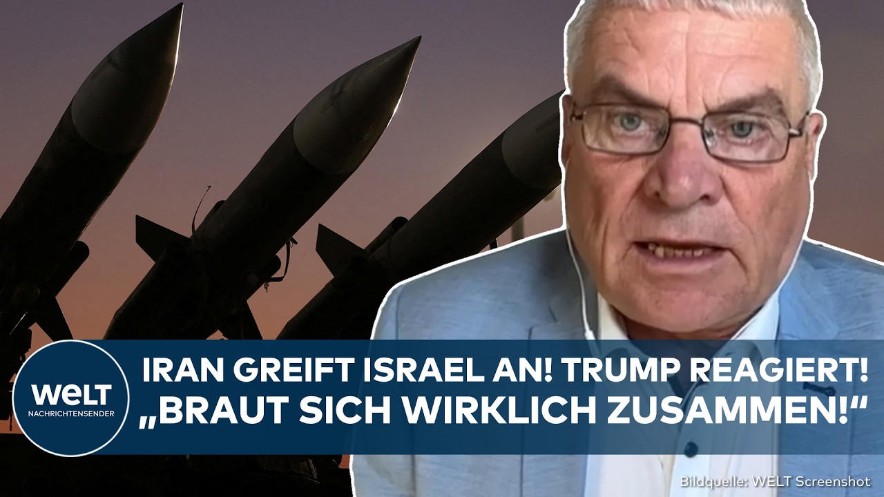 IRAN: Donnerschlag! Trump macht Ansage zum Krieg in Nahost! Israel und Mullahs feuern Raketen ab
