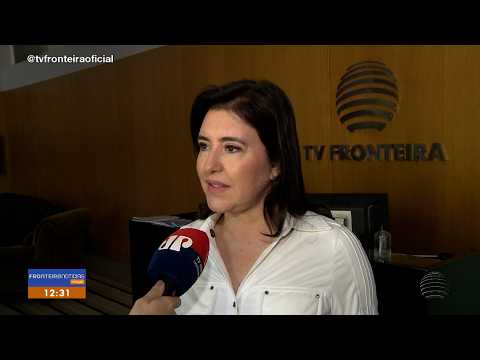 Candidata a senadora Simone Tebet faz campanha em Presidente Prudente