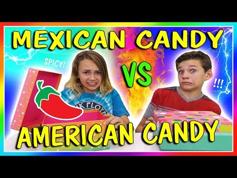 , title : 'MEXICAN VS AMERICAN CANDY SWITCH UP CHALLENGE😆| We Are The Davises'