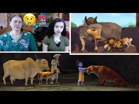 Little Krishna & Demon In Disguise / Cow's Selfless Act / Americans Emotional Reaction