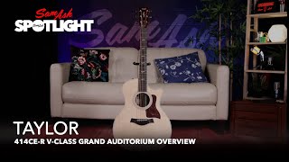 Video thumbnail for Taylor 414ce-R V-Class Grand Auditorium Overview by Sam Ash Direct