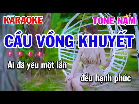 Karaoke Cầu Vồng Khuyết Tone Nam || Nhạc Trẻ 8x 9x