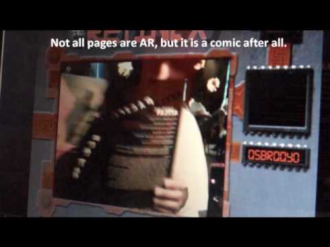 Retinex - augmented reality comic book