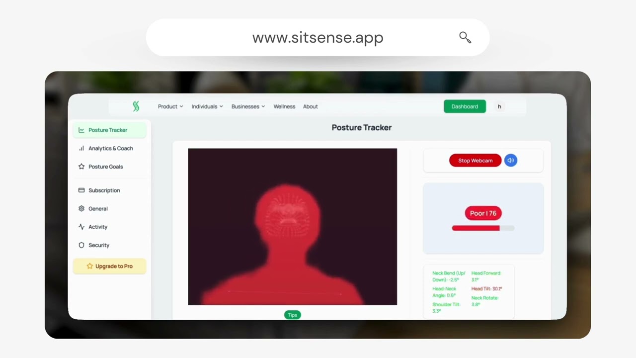 SitSense demo video