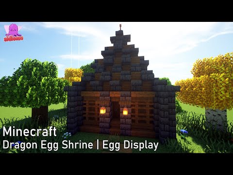 Minecraft Tutorial | How to Build a Magical Dragon Egg Shrine
