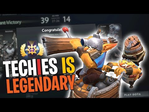 Techies is Legendary - DotA 2 Funny Moments