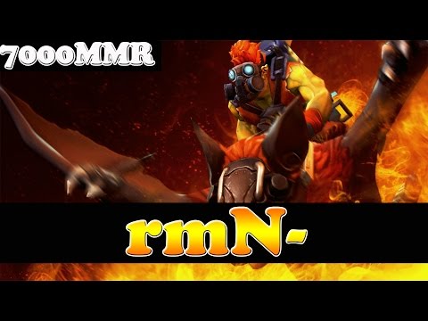 Dota 2 - rmN- 7000 MMR Plays Batrider Vol 2  - Ranked Match Gameplay