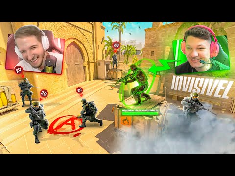 NEKIZ INVISÍVEL CONTRA 5 LEVEL 20 (1v5)