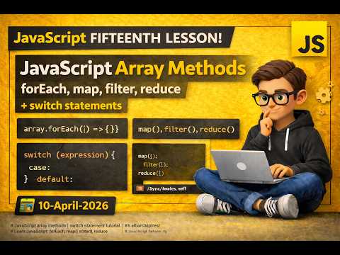 Javascript Array Methods Lecture 15 Foreach Map Filter Reduce Switch Case
