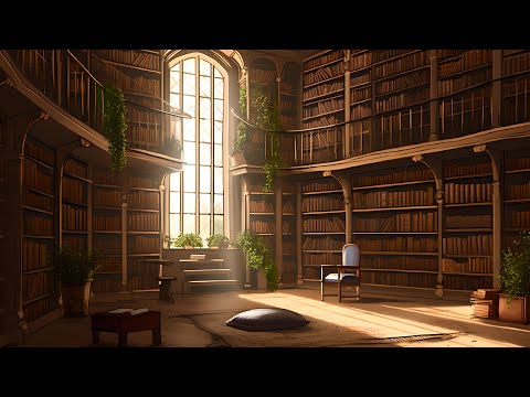 Medieval Library Ambience & Medieval Study Music | Old Library Sounds