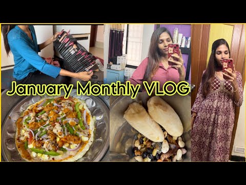 January Monthly VLOG 🌸 | Full Month VLOG in Tamil | Shalu Swthrt | Travel, Fashion & Beauty #vlog